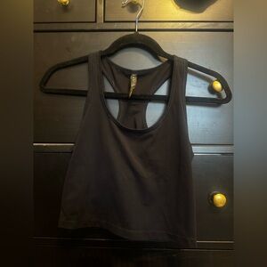 90 Degree By Reflex Black Athletic Crop Top